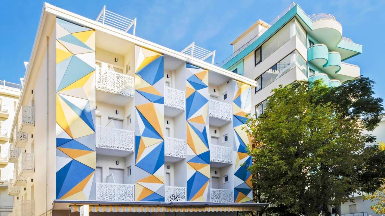 Color Hotel Римини Экстерьер фото